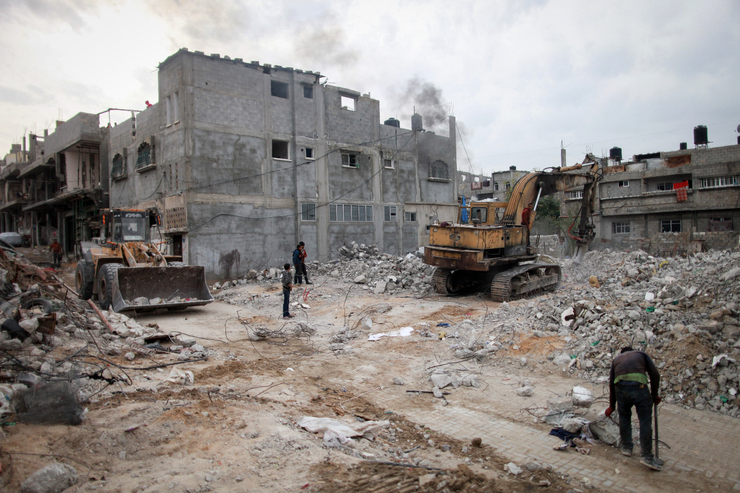  руины в Газе 