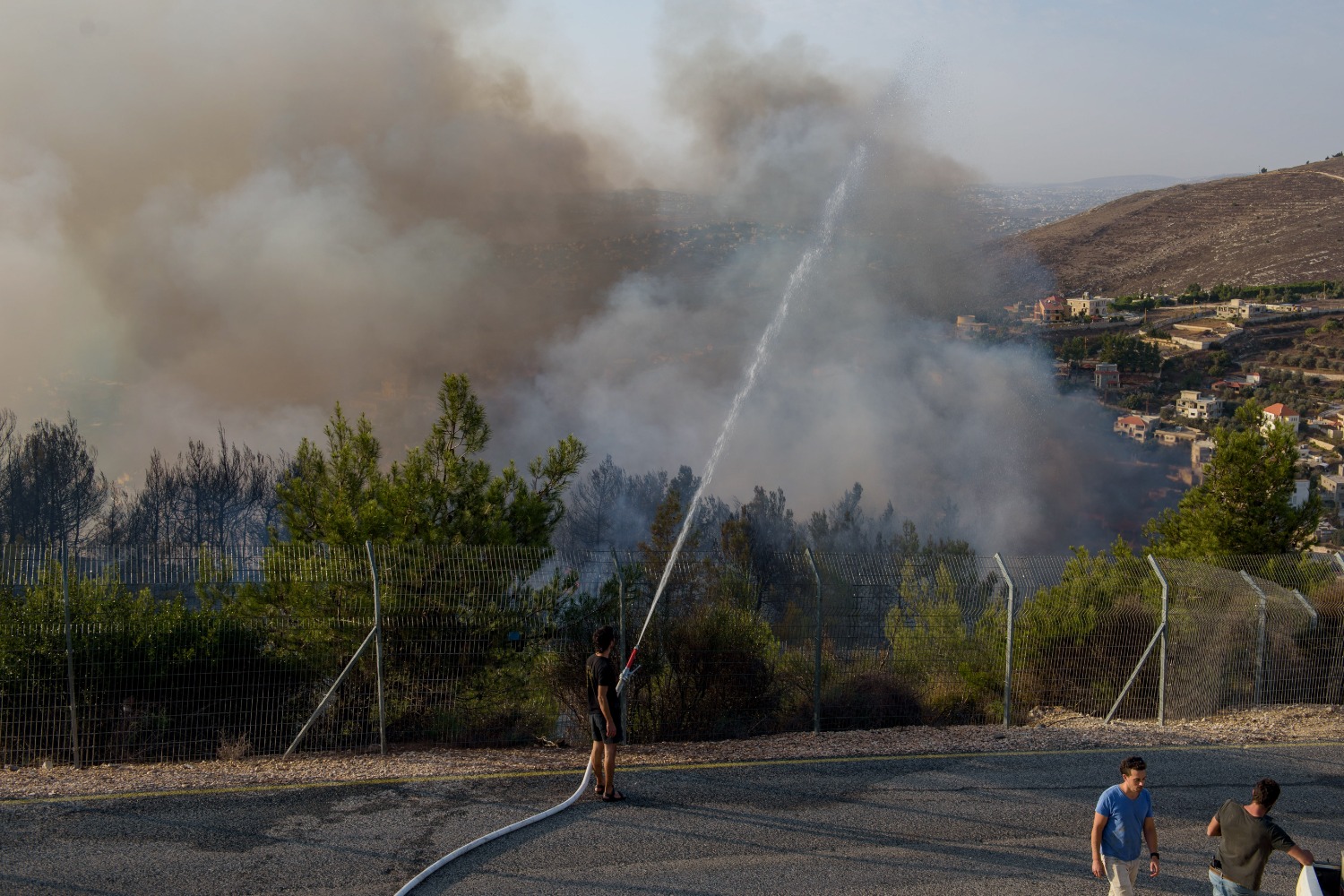 Пожар в Иудее и Самарии перекинулся на военную базу «Эцион»